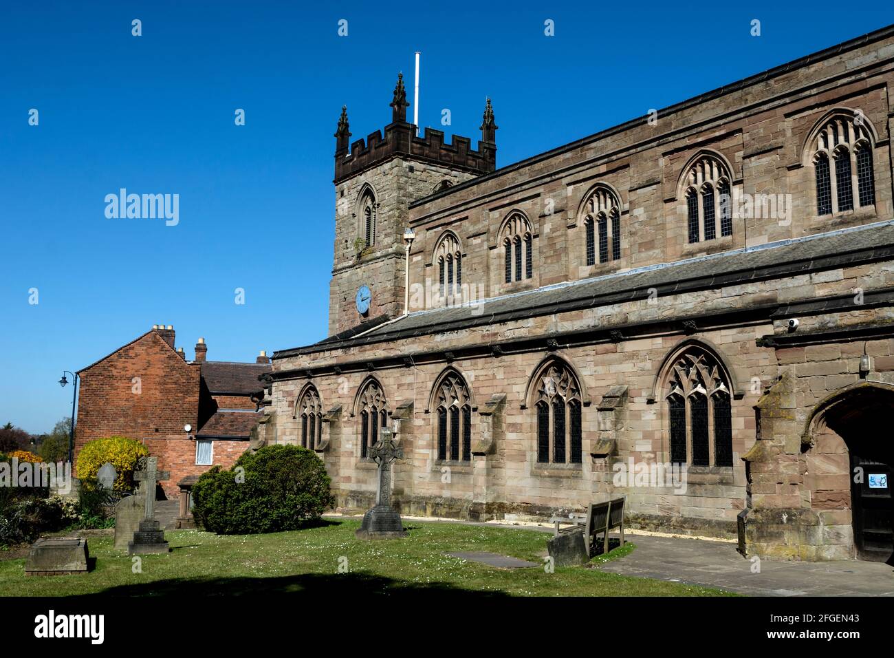 St. Mary`s Church, Moseley, Birmingham, England, UK Stock Photo